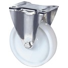 Fixed castor 160mm with plate