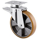 Swivel castor 200mm with plate