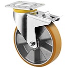 Kääntöpyörä 250mm nelikulmalaatta