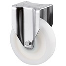 Fixed castor 125mm with plate