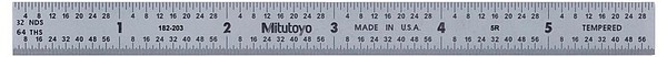 Steel Rule, Fully-Flexible Rule Mitutoyo 182-203