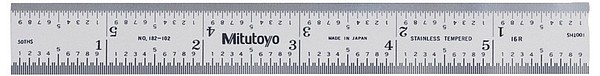 Steel Rule, Wide Rigid Rule Mitutoyo 182-102
