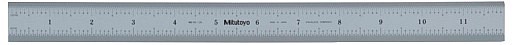 Stållinjal 300mm x 1'' x 1,2mm Mitutoyo 182-126