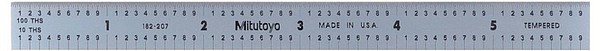 Steel Rule, Fully-Flexible Rule Mitutoyo 182-207