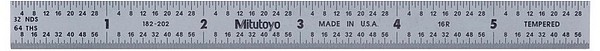 Steel Rule, Fully-Flexible Rule Mitutoyo 182-202