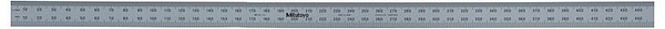 Stållinjal 450mm x 19mm x 0,4mm Mitutoyo 182-251