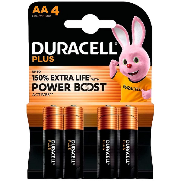 Duracell Plus Boost AA / LR6 4st MN1500 1,5V 20 förp/låda