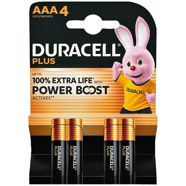 Duracell Plus Boost AAA / LR6 4st MN2400 1,5V 10 förp/låda