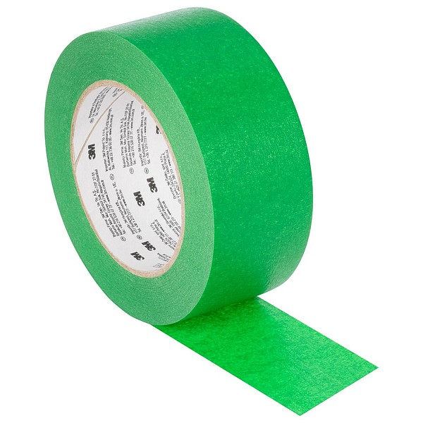 3M 2814 masking tape 48mm/50m 24rll/box, green UV resistant