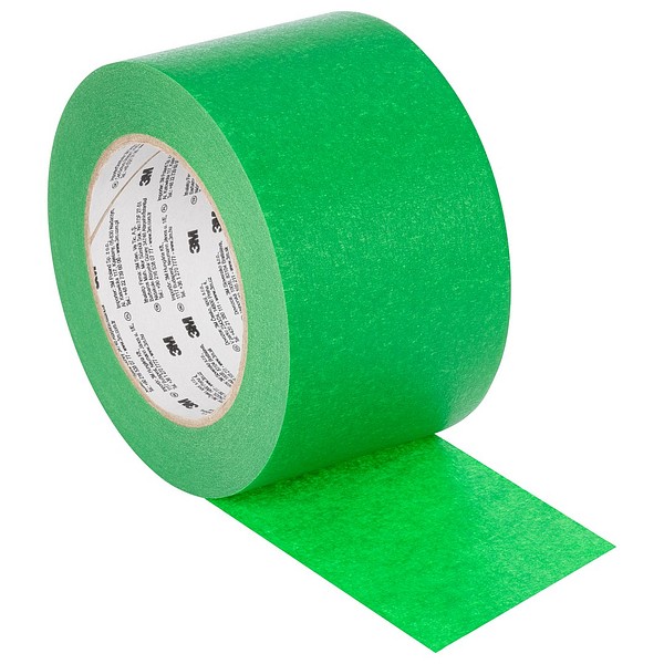 3M 2814 masking tape 72mm/50m 16rll/box, green UV resistant