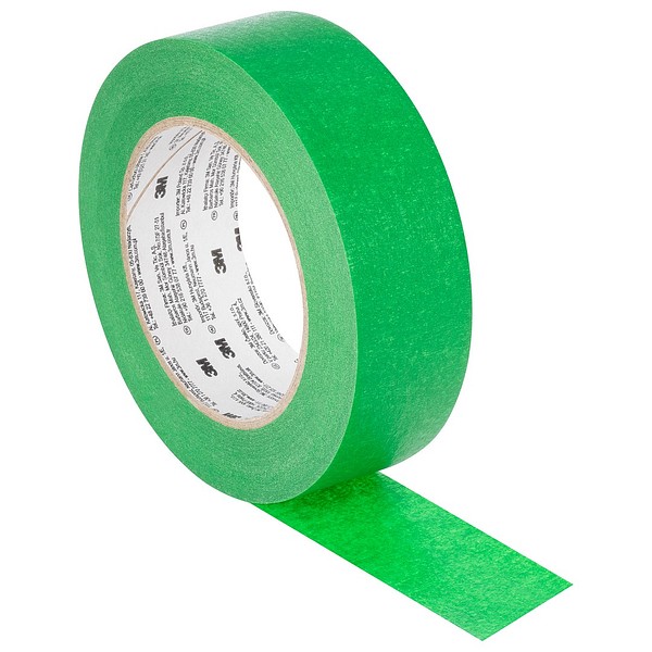 3M 2814 maalarinteippi 36mm/50m 24rll/ltk, vihreä UV-kestävä