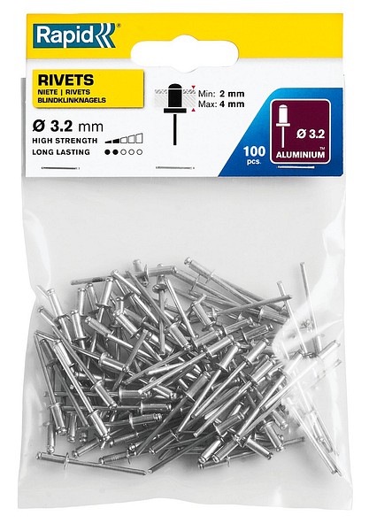 Rivet Rapid 3.2x8mm 100pcs/bag Rapid R5000377