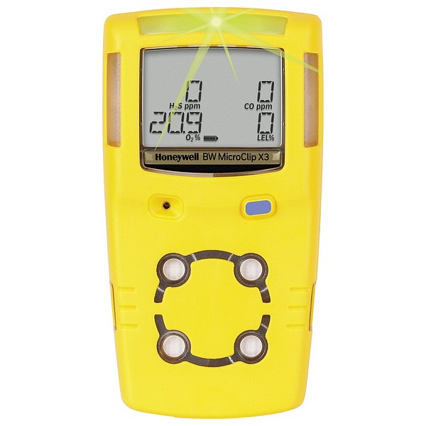 Kaasumittari GasAlert MicroClip X3 MCX31000 LEL/H2S/CO/O2 4-kaasua