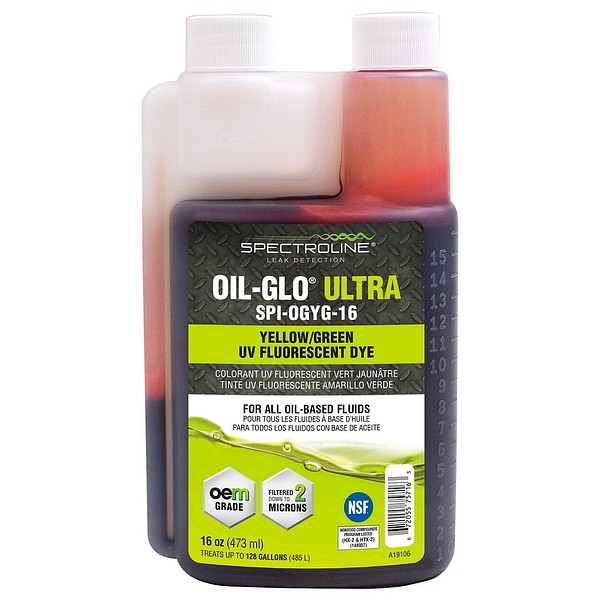 Spectroline SPI-OGYG-16 473ml vuodonetsintäneste kelta-vihreä