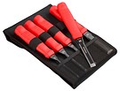 Chiselsarja 5pcs 6 - 25mm straight