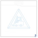 Schablon Gaffeltruck 250 mm