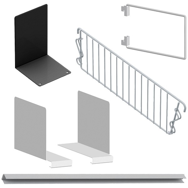 Accessories for shelf levels and baskets  