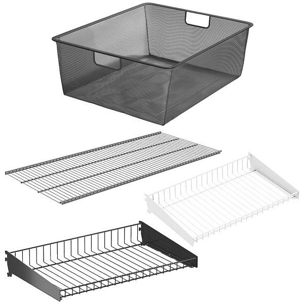 Baskets and mesh shelfs  