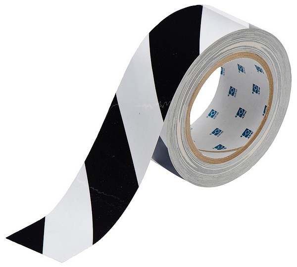 Toughstripe Cold 50.80mm/30.48m black-white marking tape