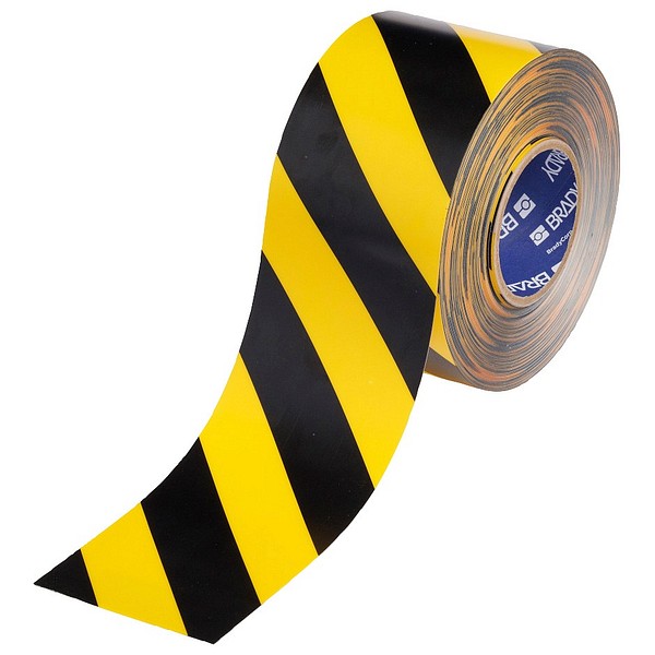 Toughstripe MAX 101mm/30.48m black-yellow marking tape