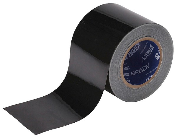 Toughstripe Cold 101.60mm/30.48m black floor floor marking tape
