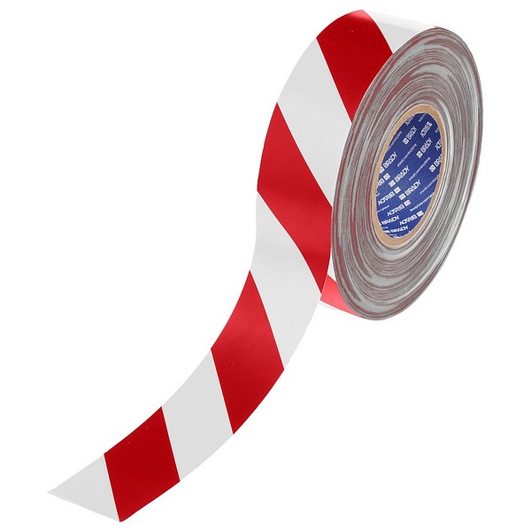 Toughstripe MAX 50mm/30.48m red-white floor floor marking tape
