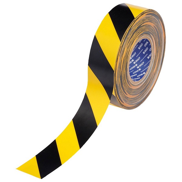 Toughstripe MAX 50mm/30.48m black-yellow marking tape