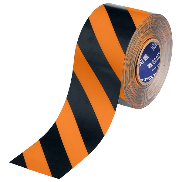 Toughstripe MAX 101mm/30.48m black-orange marking tape