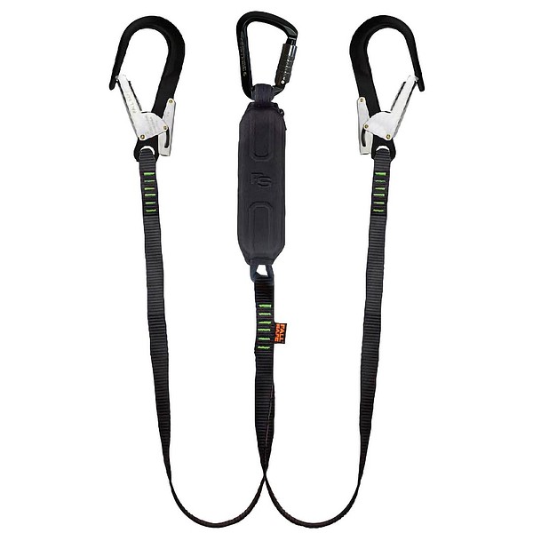 Lanyard FALL SAFE FS502 1.5m FS502-FB-1.5M, fork, 3-functions