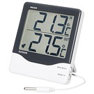 Thermometer alarm, indoor/outdoor