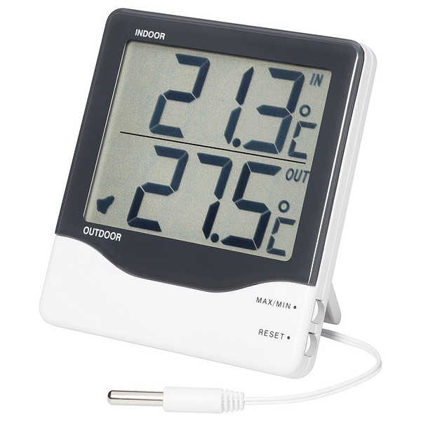 Termometer med larm ute-inne 219 intervall -10- +60 / -50- +70
