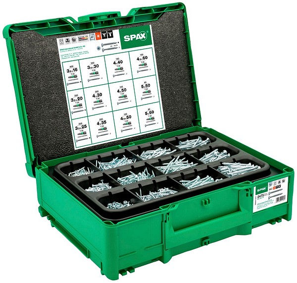 SPAX Box Lajitelmalaatikko systainer WIROX  