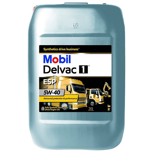 Mobil Delvac 1 ESP 5W-40 20L 157408 dieselmoottoriöljy