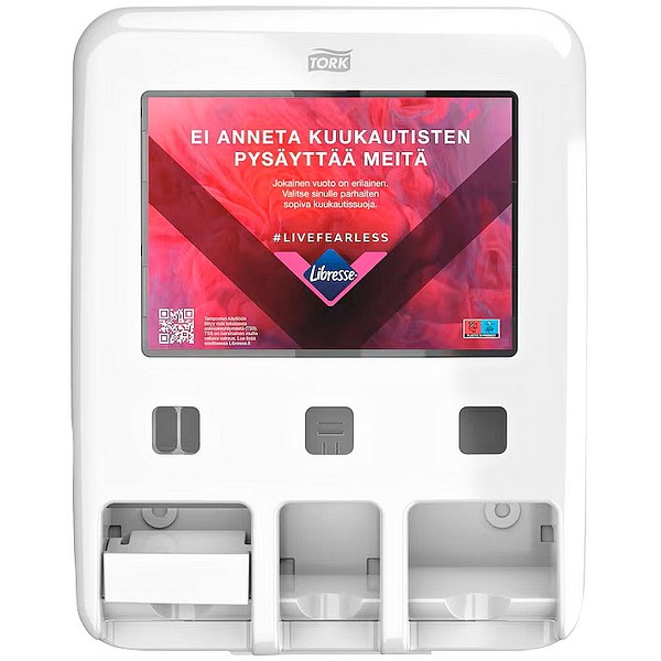 Dispenser for sanitary products  