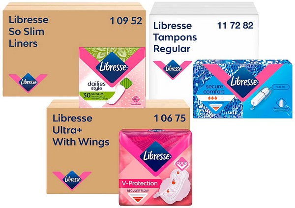 Liners, tampons, and pads  