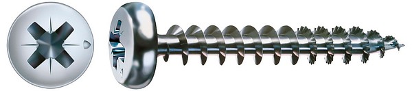 Spax Round head WIROX PZ1 3,0x15 Screw full thread 1000pcs/box