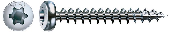 Spax Round head WIROX TX20 4,0x20 Screw full thread 200pcs/box