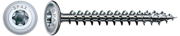 SPAX Bred skalle WIROX TX30 6,0x40 Trä Skruv 300st/låda