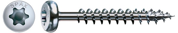 Spax Round head WIROX TX20 5,0x70 Screw full thread 100pcs/box