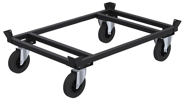 Pallet trolley low EUR KM KM217-PSB black JP