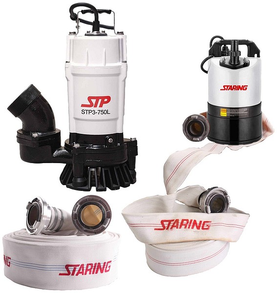 Staring dränkbara pumpar  