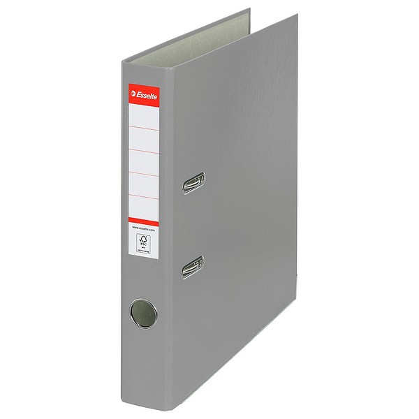 Esselte binder Economy PP A4/50 grey, 30% recycled PP