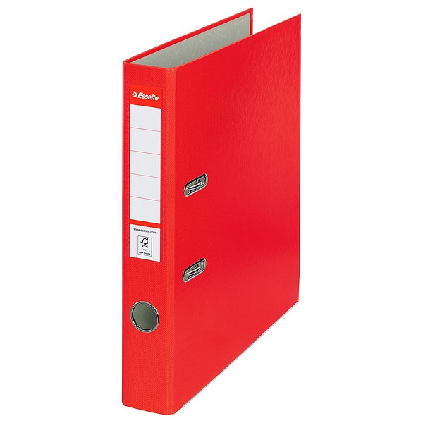 Esselte binder Economy PP A4/50 red, 30% recycled PP