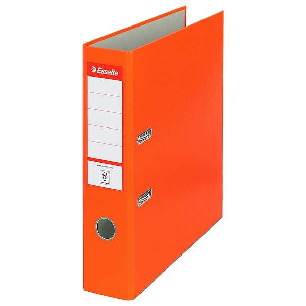 Esselte mapp Economy PP A4/75 Orange, 30 % återvunnen PP
