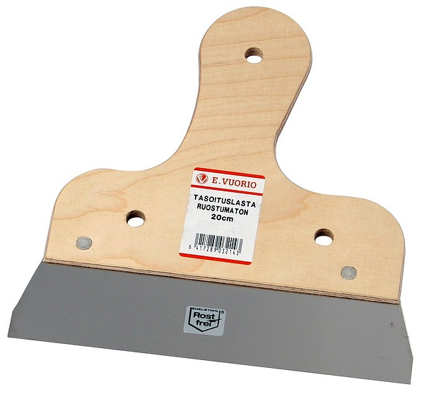 Spackelspade 20cm med fanerskaft E. Vuorio 3214