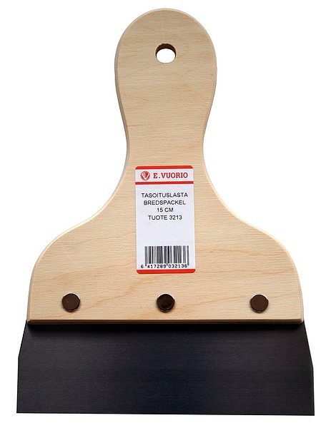 Scraper 15cm with plywood handle E. Vuorio 3213