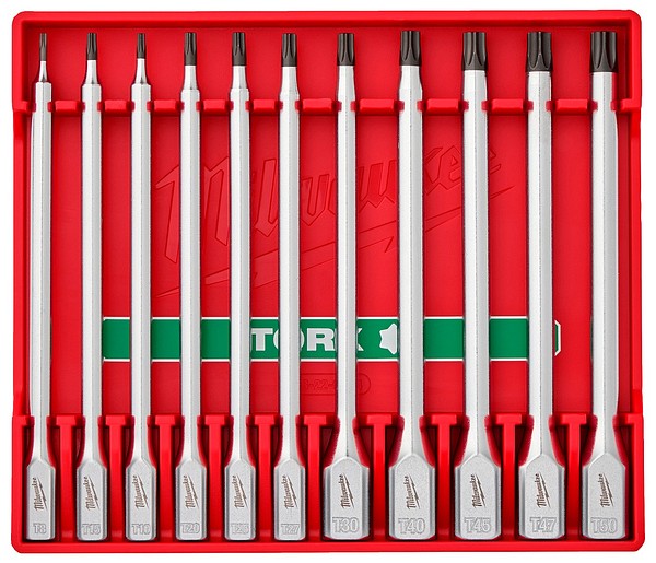 Tx kärkihylsysarja pitkä 1/4 + 3/8 Milwaukee 4932500431