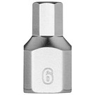 Kärkihylsy HEX lyhyt 1/4&#039;&#039; 6mm
