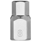Kärkihylsy HEX lyhyt 1/4&#039;&#039; 8mm