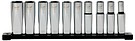 Socket deep Rail 1/2&#039;&#039; Set 10P